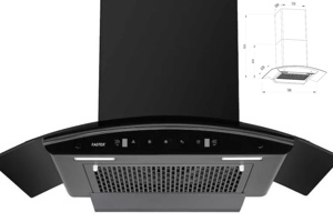 Căn bếp ấm cúng hơn với máy hút mùi Faster FS-CH750B