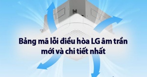 Cập nhật bảng mã lỗi điều hòa LG âm trần mới nhất 2023
