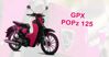 Chi tiết về giá bán, thông số của mẫu xe máy số GPX POPZ 125cc
