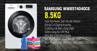 Chi tiết về máy giặt SamSung Inverter 8.5 kg WW85T4040CE/SV