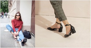 Chia sẻ cách chọn và phối đồ với giày cao gót đế vuông