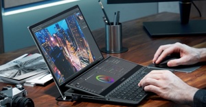 Chiến game cực đã cùng laptop Asus Zenbook Pro Duo 15 OLED UX582LR