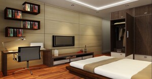 Chọn kệ tivi đẹp cho phòng ngủ