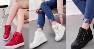 Có nên chọn mua giày thể thao nữ đế cao, độn gót không?