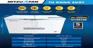 Có nên mua tủ đông MitsuXfan 1 ngăn Mf1-466gwe2 hay không?