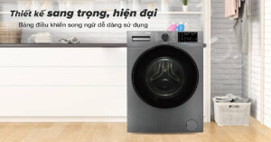 Có nên sử dụng máy giặt Beko Inverter 9 kg WCV9648XSTM cho gia đình 5 người?