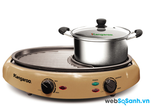 Đánh giá bếp lẩu nướng giá rẻ Kangaroo KG95N - Đa năng, tiện dụng