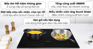 Đánh giá chi tiết bếp từ âm 2 vùng nấu Kangaroo KG858i