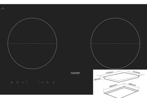 Đánh giá chi tiết bếp từ đôi Faster FS-299I về thiết kế, công suất và tính năng