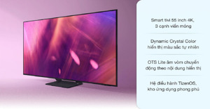 Đánh giá chi tiết smart Tivi Samsung 4K 55 inch 55AU9000 Crystal UHD