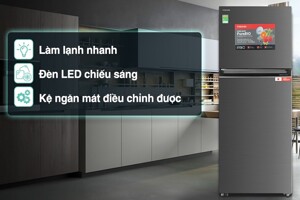 Đánh giá chi tiết tủ lạnh Toshiba Inverter 411 lít GR-RT559WE-PMV(58)-MM