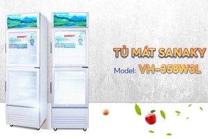 Đánh giá chi tiết tủ mát Sanaky Inverter 2 cánh 290 lít VH-358W3L
