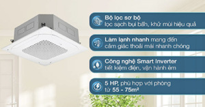 Đánh giá điều hòa âm trần LG ZTNQ48GMLA0 tất tần tật từ A-Z