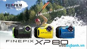 Đánh giá máy ảnh chống thấm nước Fujifilm XP80
