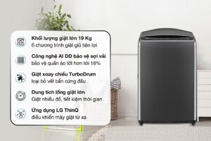 Đánh giá máy giặt LG Inverter 19 kg TV2519DV7B 2025: Giá chỉ 6 triệu mà chất lượng quá tốt!