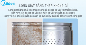 Đánh giá máy giặt Midea Mas 7201 có tốt không, giá bán, mua ở đâu