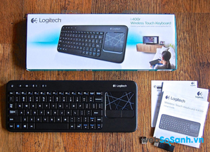 Đánh giá nhanh bộ bàn phím giá rẻ Logitech Wireless Touch Keyboard K400r