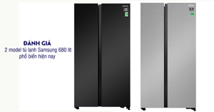 Đánh giá nhanh tủ lạnh Samsung 680 lít RS62R5001M9/SV và RS62R5001B4/SV