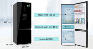 Đánh giá tủ lạnh Aqua Inverter 324 Lít AQR-B379MA(WGB) có tốt không? Mua ở đâu?