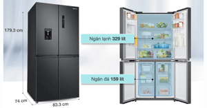 Đánh giá tủ lạnh Samsung Inverter 488 lít RF48A4010B4/SV chi tiết