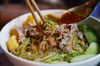 Điểm qua các quán miến trộn ở Hà Nội