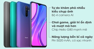 Điện thoại Xiaomi Redmi 9 4GB/64GB giá bao nhiêu? Nên mua không?