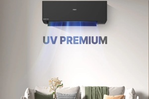 Điều hòa Aqua AQA-RUV10SAW siêu tiết kiệm điện, lại có diệt khuẩn bằng tia cực tím