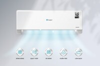 Điều hòa Casper 9000 BTU inverter QC-09IU36A mới 2025 hấp dẫn người dùng bởi loạt trang bị ấn tượng