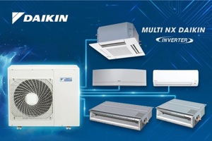 Điều hòa Daikin multi 1 nóng 5 lạnh 5MKM100RVMV - làm mát tối ưu cho nhà phố nhiều phòng