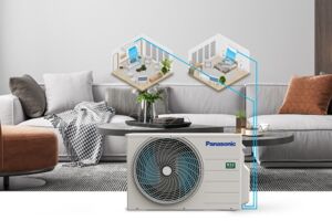 Điều hòa Multi Panasonic 2 lạnh 1 nóng CU-2U18YBZ: Lựa chọn tối ưu cho căn hộ 2 phòng ngủ