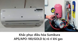 Điều hòa Sumikura APS/APO-180/GOLD bị rò rỉ gas: Nguyên nhân và cách khắc phục