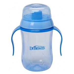 Đồ dùng ăn dặm Dr.Brown 942 - Bình tập uống nhựa PP, 270ml