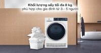 Đừng bỏ qua 2 mẫu máy sấy ngưng tụ Electrolux 8kg được ưa chuộng