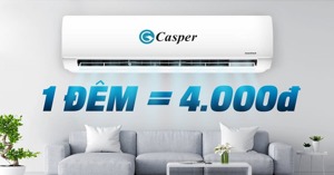 Dùng điều hòa Casper GC-12IS35 tốn bao nhiêu tiền điện 1 tháng? Cách sử dụng tiết kiệm điện
