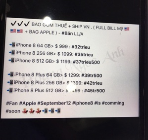 Giá bán iphone X - iPhone 8 giá bán có khác giá bán những đời trước khi trình làng?