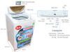 Giá máy giặt Toshiba lồng đứng trên 10kg cho gia đình từ 5 - 7 thành viên