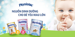 Giá sữa bột Physiolac trong tháng 5/2017 là bao nhiêu?