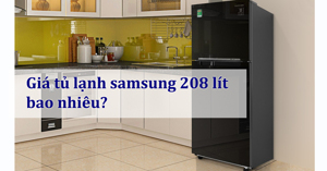 Giá tủ lạnh samsung 208 lít là bao nhiêu? Chất lượng ra sao?