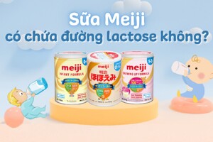 Giải đáp thắc mắc: Thành phần sữa Meiji có Lactose không