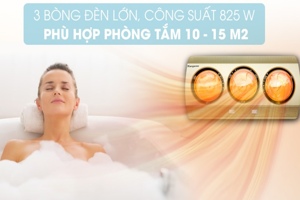 Giới thiệu 3 chiếc đèn sưởi Kangaroo 3 bóng an toàn, tiện lợi, tiết kiệm điện