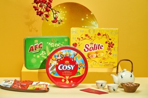 Gợi ý 15 hộp bánh kẹo Tết 2025 "sang, xịn, mịn" giá lại tốt để biếu tặng