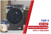 Gợi ý 5 máy giặt Electrolux 10kg cửa ngang giá rẻ dưới 10 triệu đồng đáng mua hiện nay