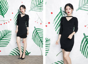 Gợi ý cách mặc đẹp váy len bó sát 'siêu kén dáng'