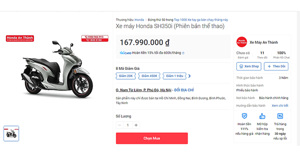 Honda SH350i giá bán bao nhiêu tiền? Mua ở đại lý nào rẻ nhất?