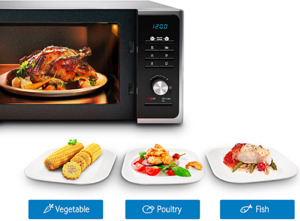 Hướng dẫn cách sử dụng lò vi sóng Samsung để hâm nóng, rã đông và nướng thịt cá