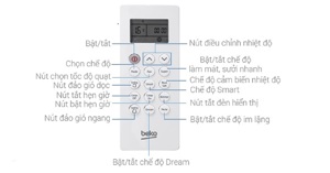 Hướng dẫn chi tiết cách dùng điều khiển từ xa điều Beko dòng BV, AV