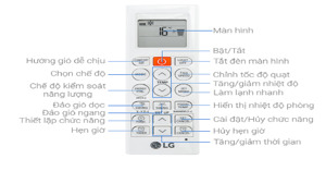Hướng dẫn chi tiết cách sử dụng điều khiển từ xa dòng máy lạnh LG APF, API