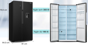 Hướng dẫn dùng tủ lạnh Casper RS-570VBW: Cách sử dụng và bảo quản tốt nhất