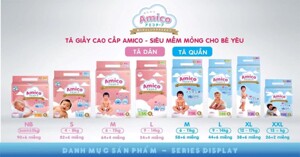 Hướng dẫn mặc bỉm Amico cho bé chi tiết và dễ hiểu nhất