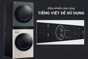 Hướng dẫn sử dụng tháp giặt sấy LG Inverter WT2517NHEG chi tiết từ A tới Z